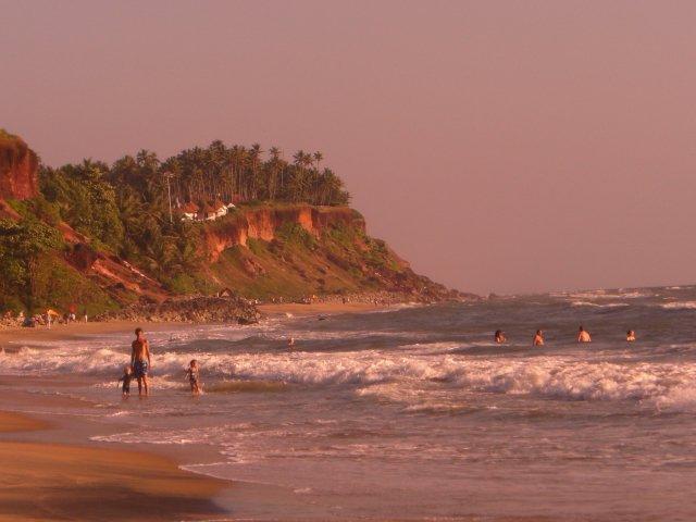 Oceanic Beach Residency Varkala Bagian luar foto